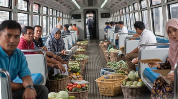 Mulai Beroperasi 28 September, Inilah Rangkaian Kereta Pedagang dan Petani