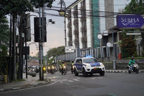 Kodam III/Siliwangi Gelar Patroli Gabungan Antisipasi Unjuk Rasa di Bandung