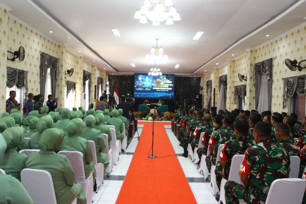 Kunjungan ke Kodim 0618/Kota Bandung, Pangdam Tekankan Moralitas Prajurit