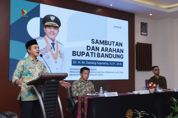 Kang DS Berharap Kabupaten Bandung Penyedia Ikan di Jabar dan Nasional