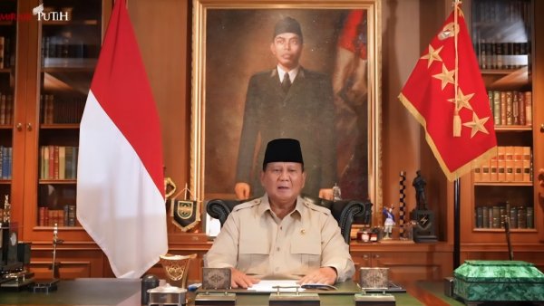 Ucapkan Selamat Idulfitri, Prabowo Ajak Bangsa Perkuat Kebersamaan