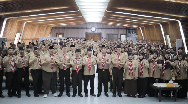 Perkuat Karakter, 253 Pendidik di Kota Bandung Ikuti Kursus Orientasi Kepramukaan