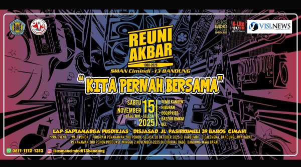 Beta Pratista: Puncak Reuni Akbar SMAN Cimindi-13 Bandung pada 15 November 2025