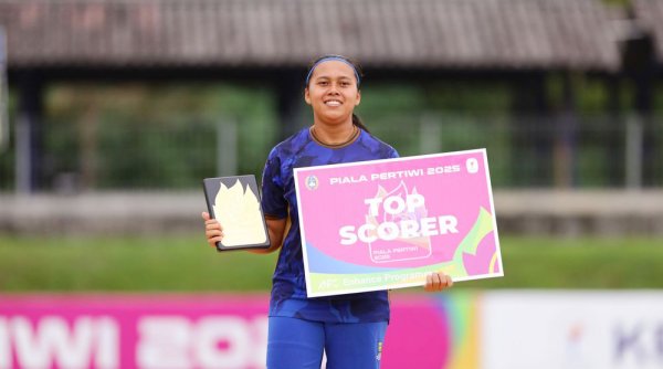 Neng Resti Agustiani Raih Runner-up dan Top Scorer Piala Pertiwi 2025