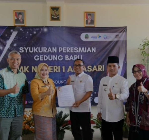 SMKN 1 Arjasari Miliki Gedung Baru, Kadisdik Jabar Tekankan Pentingnya Growth Mindset