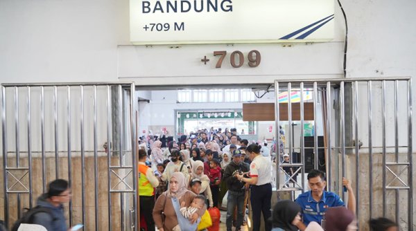 Libur Isra Mi’raj, KAI Daop 2 Bandung Layani 58 Ribu Penumpang, Okupansi Tembus 72 Persen