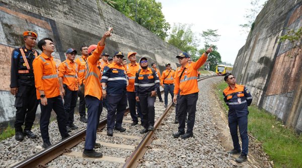KAI Daop 8 Cek Jalur Malang–Wlingi Jelang Angkutan Lebaran 2026