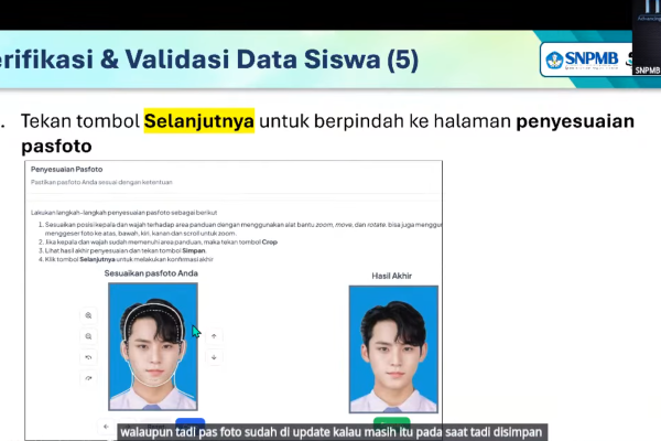 Registrasi Akun SNPMB 2026 Wajib Pasfoto, Ini Ketentuan Lengkapnya