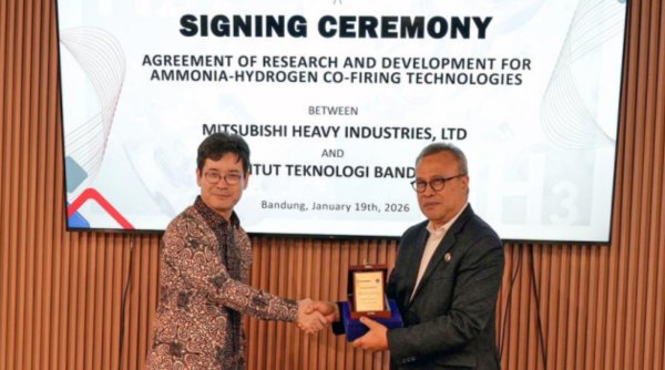 MHI dan ITB Perkuat Kolaborasi Riset Listrik Bersih Berbasis Amonia