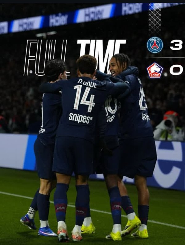 Malam Kelam Lille di Paris, PSG Bangkit dengan Kemenangan Telak 3-0