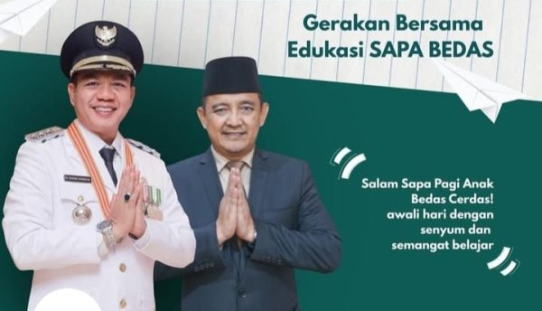 Hari Pertama Masuk Sekolah, Bupati Bandung Gulirkan Gerakan Bersama Edukasi SAPA BEDAS