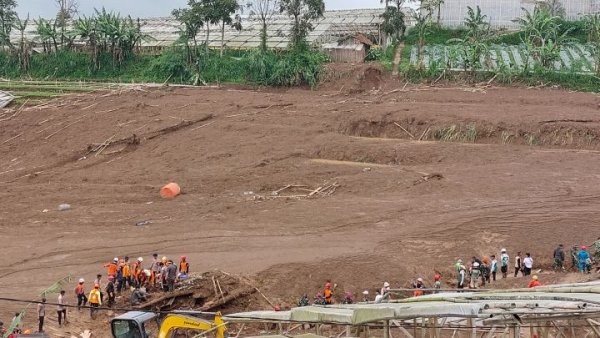 K9 SAR Dikerahkan di Medan Sulit, Pencarian Korban Longsor Cisarua Terus Berlanjut