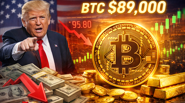 Bitcoin Tembus US$89.000 Usai Dolar AS Terpuruk karena Pernyataan Trump