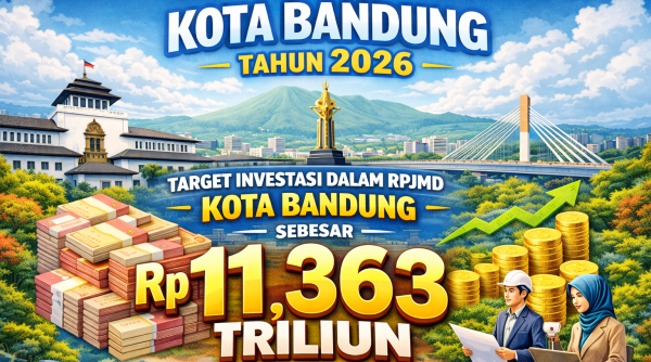 Tahun 2026, Target Investasi di Kota Bandung Sebesar Rp11,363 Triliun