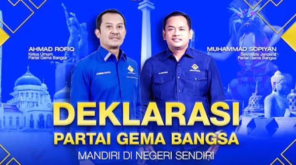 Partai Gema Bangsa Resmi Beridiri, Inilah Profil Susunan Pengurusnya