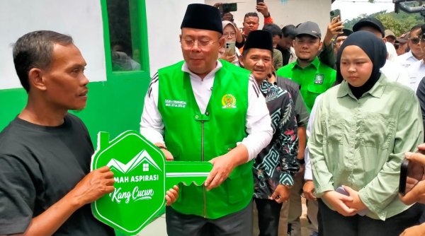 Rumah Aspirasi Kang Cucun Bangun 8 Rumah untuk Korban Longsor Arjasari
