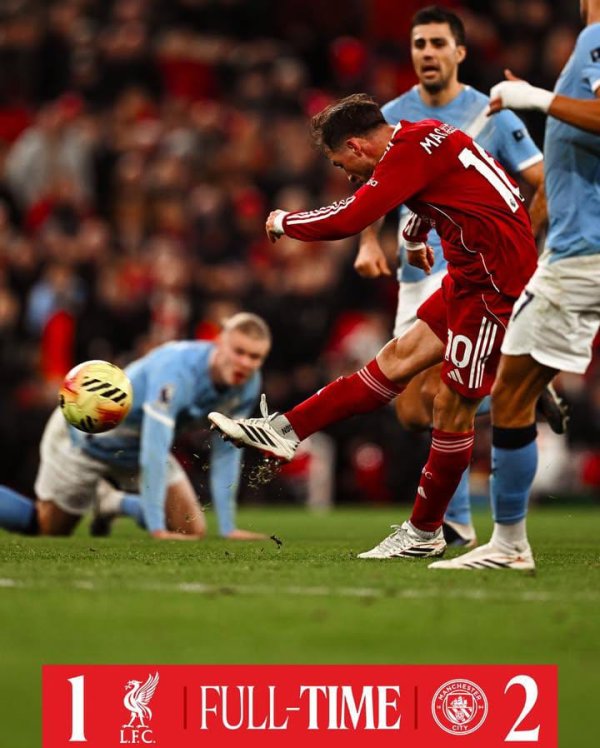 Dua Puluh Menit yang Mengguncang Anfield: Mental Juara Manchester City Membalikkan Nasib Liverpool