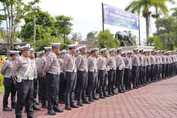 Polresta Bandung Gelar Apel Operasi keselamatan Lodaya 2026