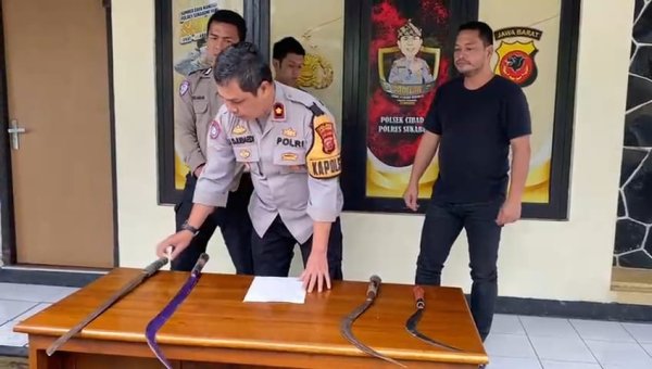 4 Orang Diamankan Polisi Buntut Kasus Tawuran di Cibadak Sukabumi