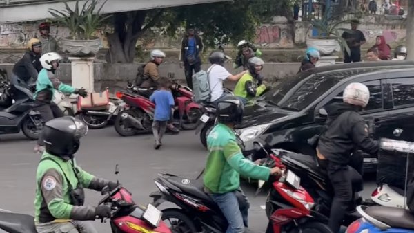Dramatis di Jam Pulang Kerja, Aksi Lawan Arah di Gunung Sahari Berujung Tersangka
