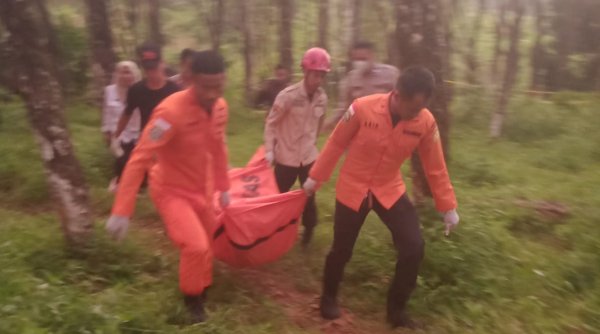Hilang 4 Hari, Warga Cikembar Sukabumi Ditemukan Tewas di Kebun Karet