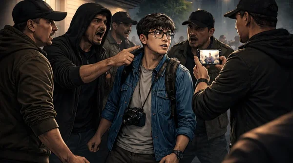 Didatangi Massa Tengah Malam, Wartawan Diintimidasi!