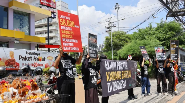 “Penjara di Balik Menu”, Aktivis Desak McDonald's Beralih ke Telur Cage-Free