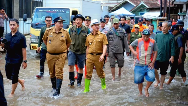 Gerak Cepat! Kang DS Tinjau Banjir dan Angin Kencang Kabupaten Bandung