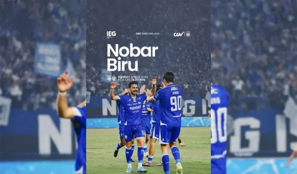 Ini Lokasi Nobar Biru Persib vs Bali United