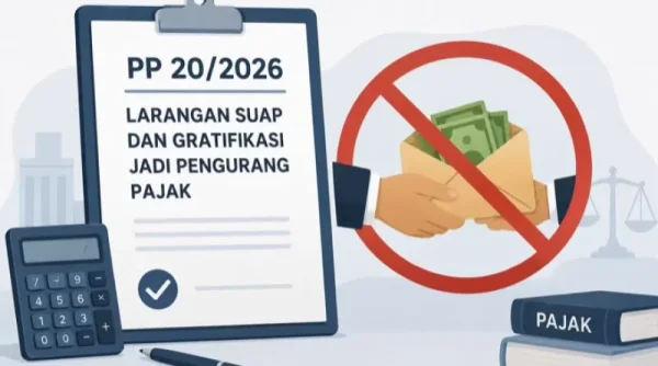 PP 20/2026 Pertegas Larangan Biaya Suap untuk Pajak