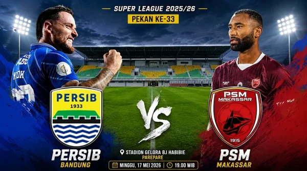Misi Juara! PERSIB Siap Hancurkan PSM di Parepare