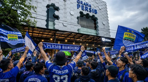 Bandung Membiru! Nobar PERSIB Diserbu Bobotoh