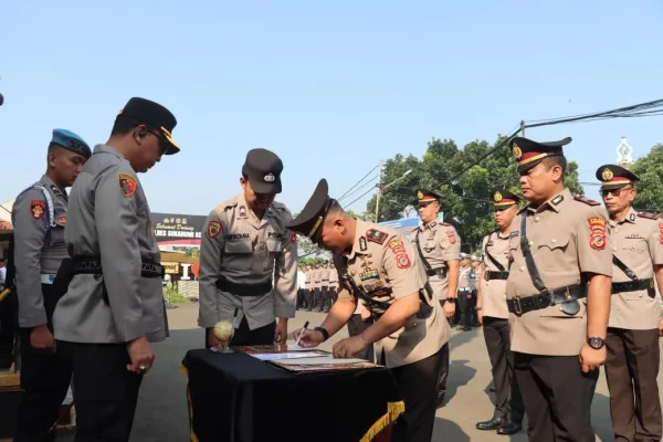 Kasat Lantas, Reskrim hingga Lima Kapolsek di Polres Sukabumi Kota Berganti