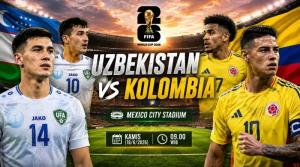 Kolombia Taklukkan Uzbekistan dan Kuasai Puncak Grup K