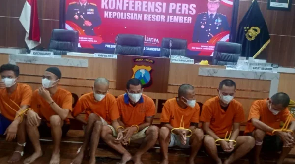 Polres Jember Ungkap Kasus Curanmor, Lima Tersangka Diamankan