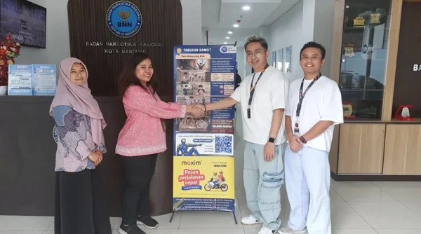 Maxim Gandeng BNN Bandung, Perkuat Benteng Anti-Narkoba