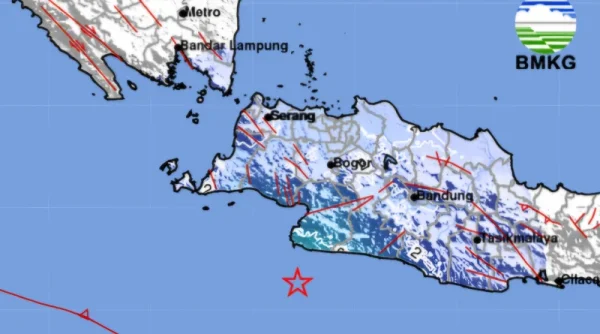 Gempa M 5,0 di Laut Barat Daya Sukabumi, BPBD Sebut Belum ada Laporan Terdampak