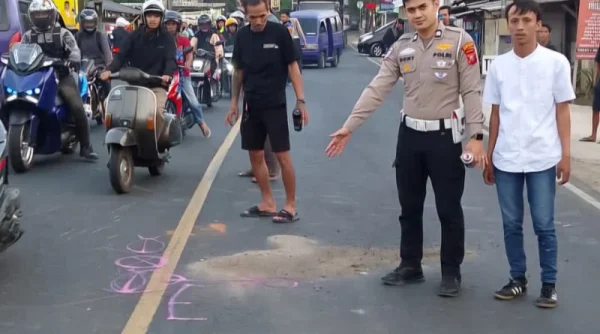 Kecelakaan Libatkan Dua Motor dan Truk Kontainer di Sukabumi, Seorang Pengendara Meninggal
