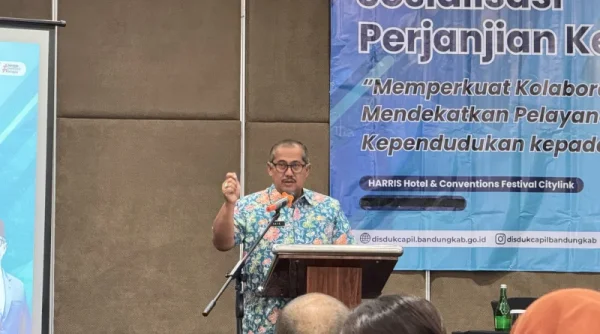 Disdukcapil Kabupaten Bandung Perkuat Kolaborasi Layanan Adminduk
