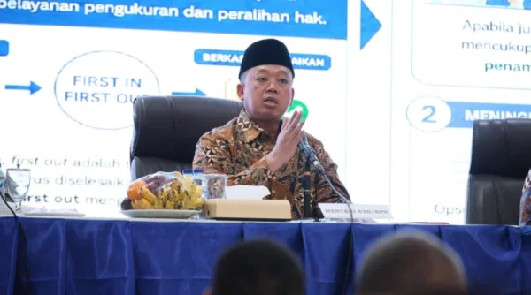 Menteri Nusron Dorong Reformasi Layanan Pertanahan di Jawa Timur