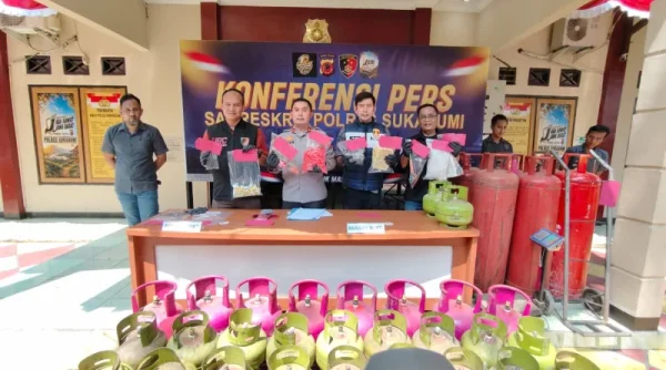 Setahun Lebih Oplos LPG 3 Kg di Sukabumi, Dua Tersangka Diringkus